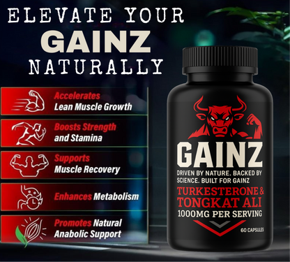 Gainz Turkesterone + Tongkat Ali