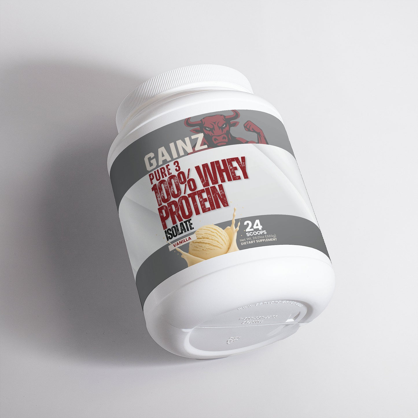 Pure3 100% Whey Protein Isolate (Vanilla)