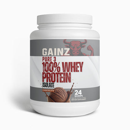 Pure3 100% Whey Protein Isolate (Chocolate)