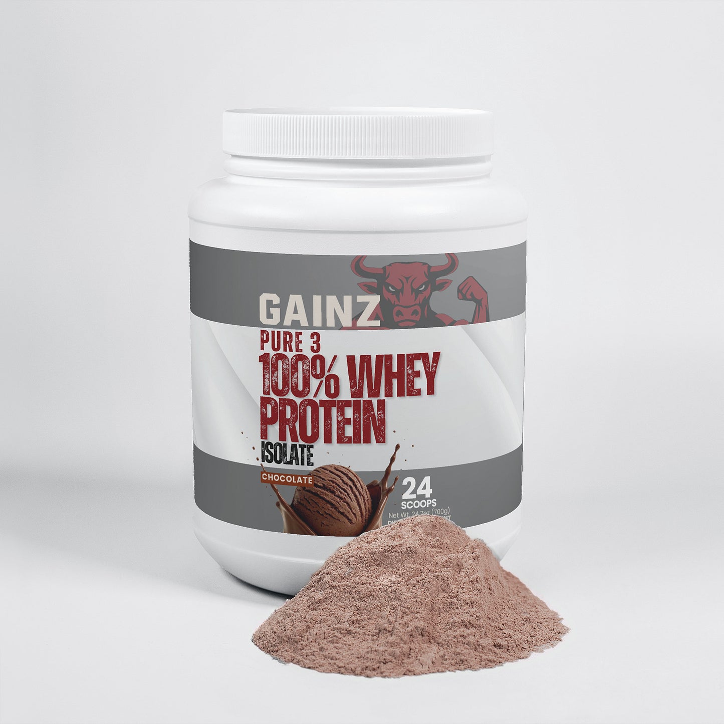 Pure3 100% Whey Protein Isolate (Chocolate)