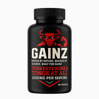 Gainz Turkesterone plus Tongkat Ali bottle