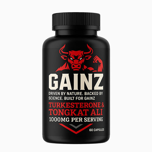 Gainz Turkesterone plus Tongkat Ali bottle