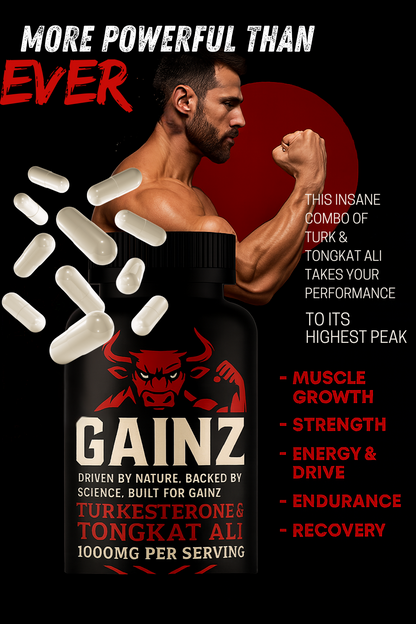 Gainz Turkesterone + Tongkat Ali